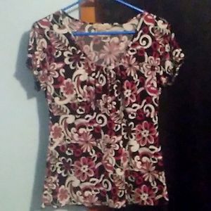 Flower print top
